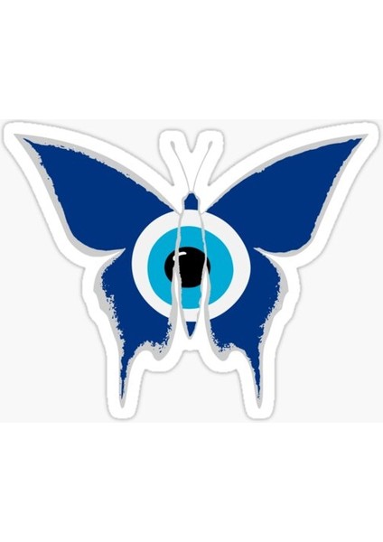 Ilginç Nazar Boncuğu Sticker Duvar Araba Yapıştırma Md5
