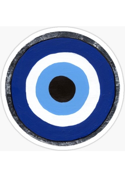 18CM Nazar Boncuğu Sticker Araba Duvar Yapıştırma Etiket Ff3