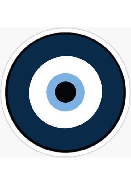 18CM Nazar Boncuğu Sticker Araba Duvar Yapıştırma Etiket Ff5