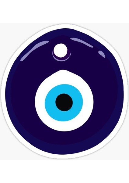 Nazar Boncuğu Sticker Araba 18CM Yapıştırma Etiket Md6