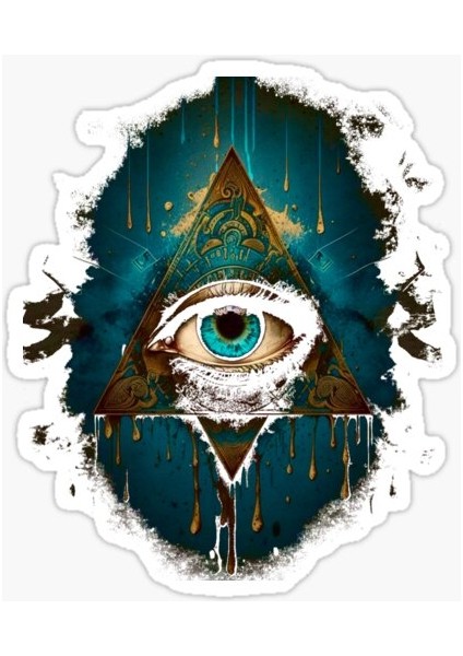 Nazar Boncuğu Sticker Araba 18CM Yapıştırma Etiket MD20