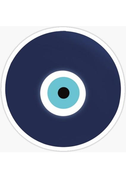 18CM Nazar Boncuğu Sticker Araba Duvar Yapıştırma Etiket MF19