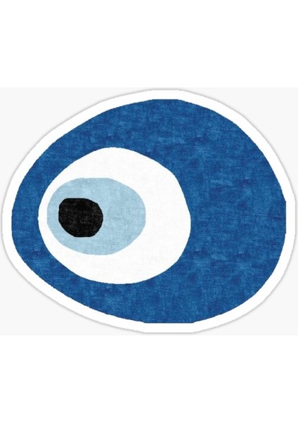 Nazar Boncuğu Sticker Araba 18CM Yapıştırma Etiket Md9