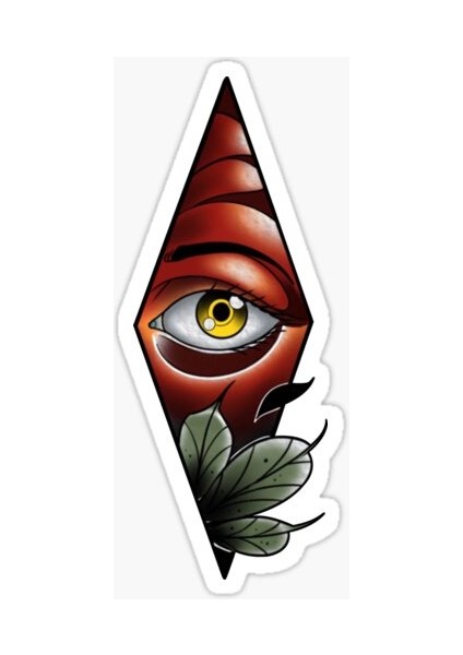 18CM Nazar Boncuğu Sticker Araba Duvar Yapıştırma Etiket MF16