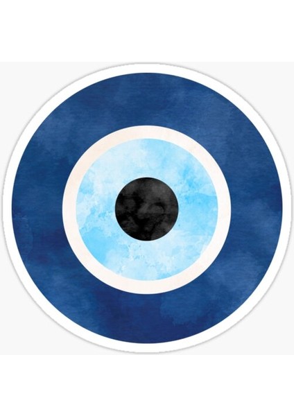 18CM Nazar Boncuğu Sticker Araba Duvar Yapıştırma Etiket MF23