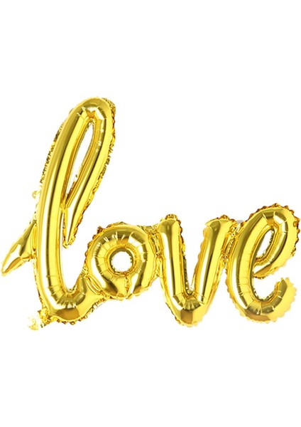 Büyük Boy Love El Yazısı Folyo Balon 40 Inç