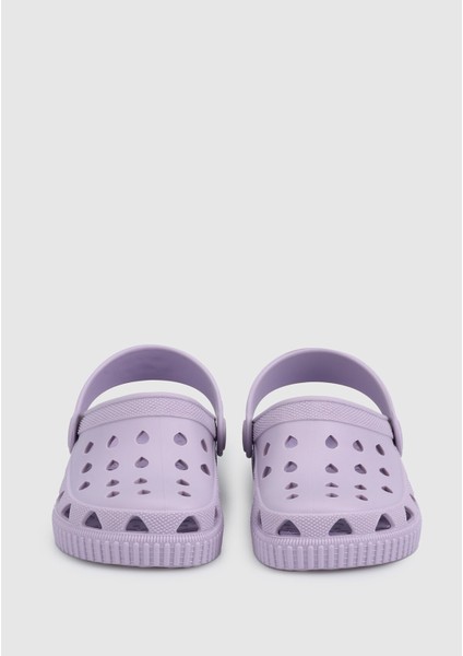 Kız Çocuk Düz Sandalet Lila Renkli Rahat Kullanım modelleri