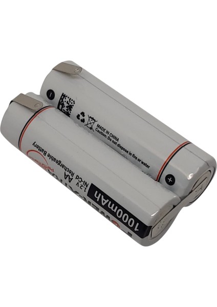 2.4 V 1000 Mah Aa Ni-Cd Şarjlı Traş Makinası Pili