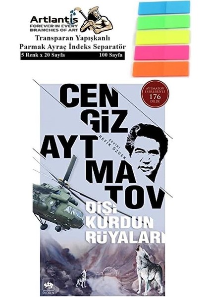 Dişi Kurdun Rüyaları Karton Kapak 1 Adet Fosforlu Transparan Kitap Ayraç 1 Paket - Cengiz Aytmatov