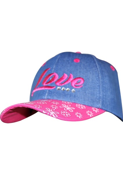 Kız Çocuk Kep Şapka 3-7 Yaş Fuşya