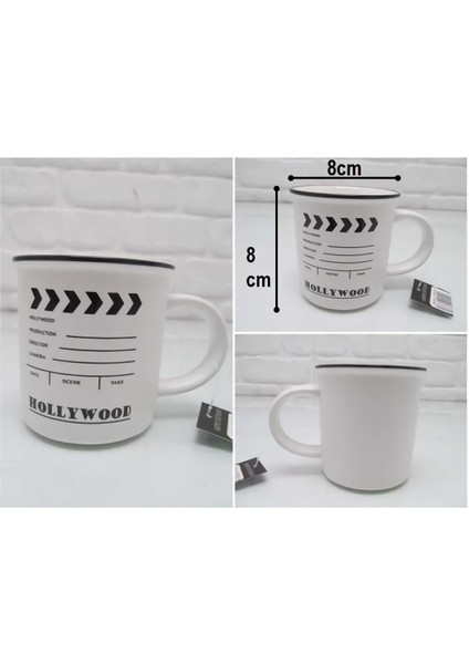 Hollywood Klaket Yönetmen Rejisör Sinema Kahve Kupası Fincan Mug modelleri