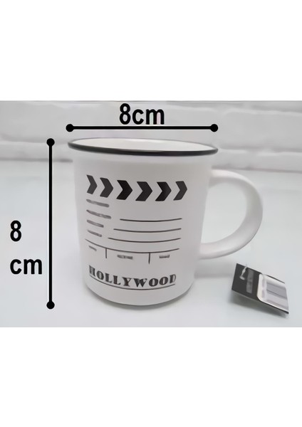 Hollywood Klaket Yönetmen Rejisör Sinema Kahve Kupası Fincan Mug indirimleri