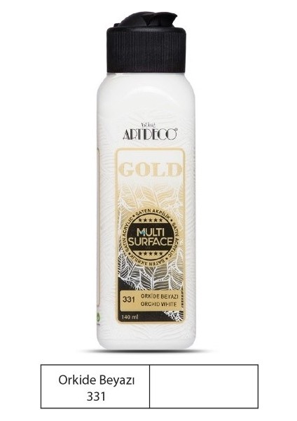 Gold Multi Surface Akrilik Boya 140 Ml. 336 Orkide Beyazı fiyatları