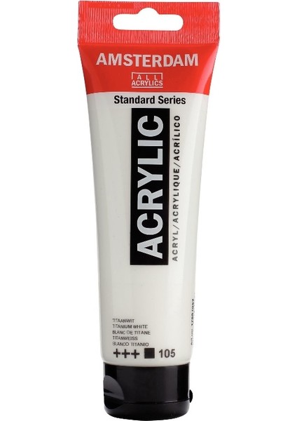 Akrilik Boya 120 Ml. 105 Titanium White