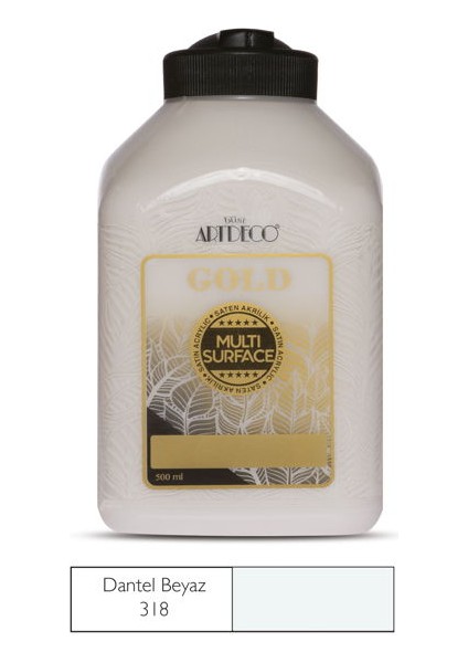 Gold Multi Surface Akrilik Boya 500 Ml. 318 Dantel Beyaz