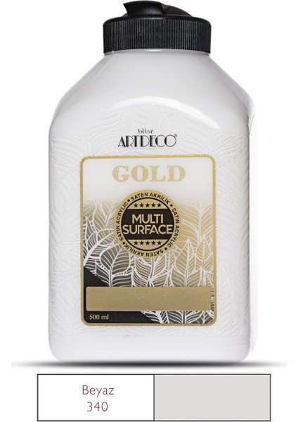 Gold Multi Surface Akrilik Boya 500 Ml. 318 Dantel Beyaz fiyatları