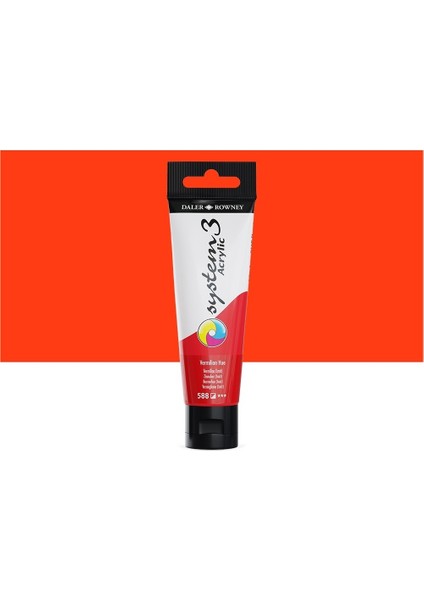 System 3 Akrilik Boya 150ML 588 Vermilion Hue modelleri