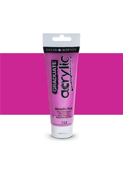 Graduate Akrilik Boya 120ML 722 Metallic Pink