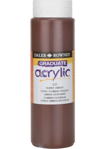 Graduate Akrilik Boya 500ML N:225 Burnt Umber fiyatları