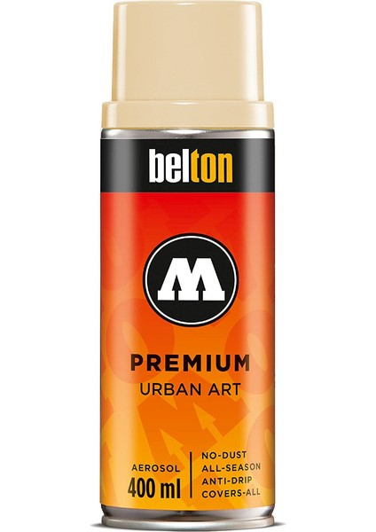 Belton Premium Sprey Boya 400ML N:185 Milk Coffee