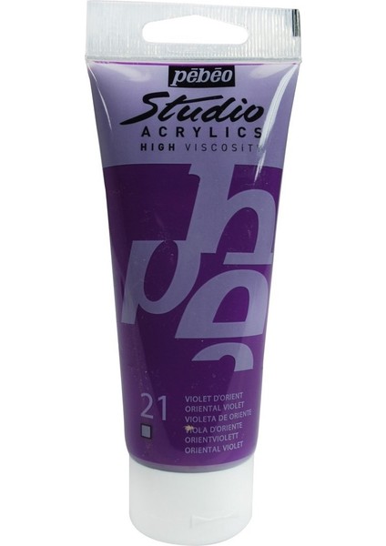 Studio Akrilik Boya - Oriental Violet - 100ML - N:21 modelleri