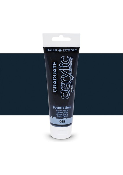 Graduate Akrilik Boya 120ML 065 Paynes Grey fiyatları