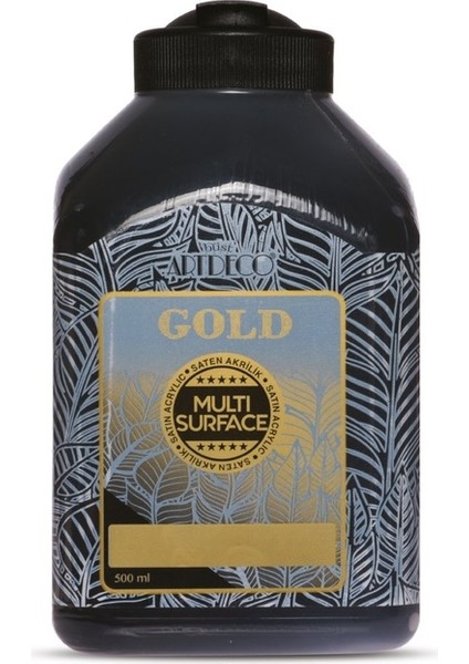 Gold Multi Surface Akrilik Boya 500 Ml. 360 Siyah fiyatları