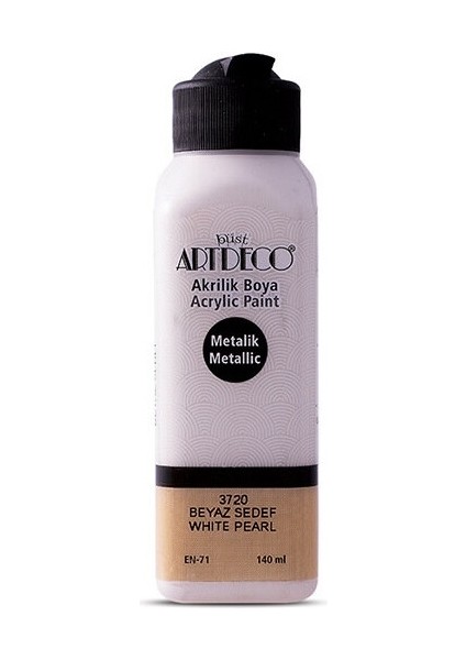 Metalik Akrilik Boya 140 Ml. 3720 Beyaz Sedef fiyatları