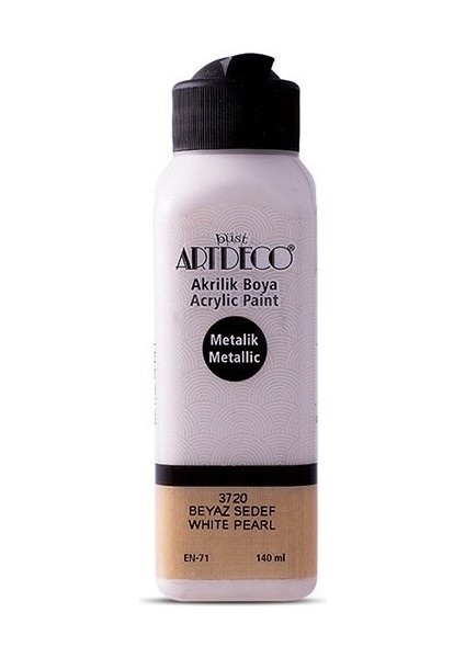 Metalik Akrilik Boya 140 Ml. 3720 Beyaz Sedef modelleri