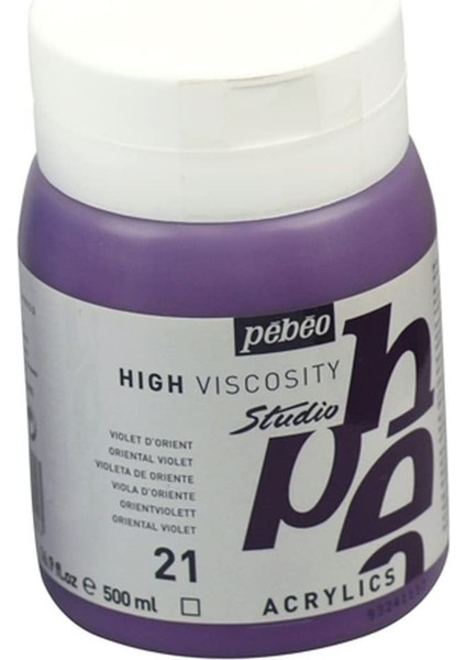 Studio Akrilik Boya 500ML N:21 Oriental Violet