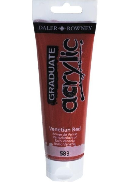 Graduate Akrilik Boya 120ML 583 Venetian Red