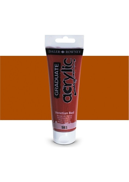 Graduate Akrilik Boya 120ML 583 Venetian Red modelleri