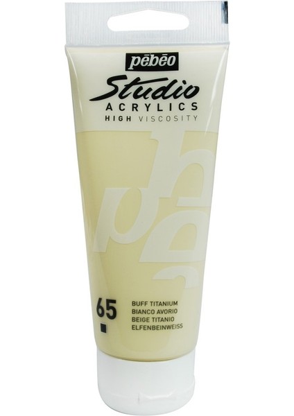 Studio Akrilik Boya - Buff Titanium - 100ML - N:65