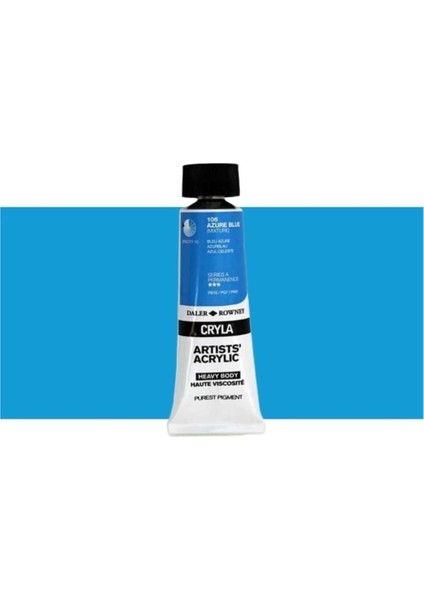 Cryla Heavy Body Artists' Akrilik Boya 75ML N:106 Azure Blue fiyatları