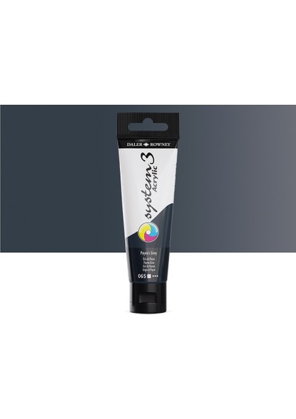 System 3 Akrilik Boya 150ML 065 Paynes Grey fiyatları