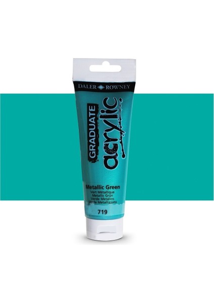 Graduate Akrilik Boya 120ML 719 Metallic Green