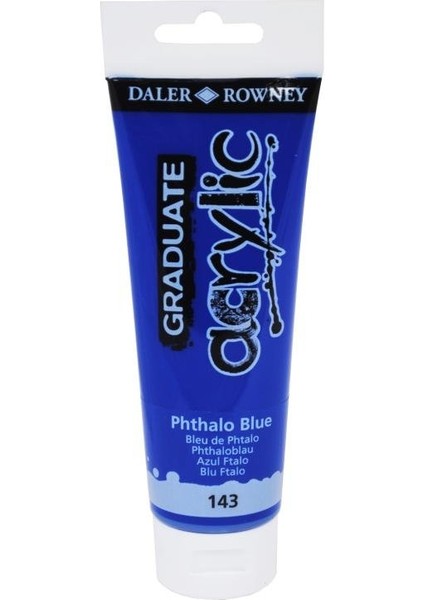 Graduate Akrilik Boya 120ML 143 Phthalo Blue