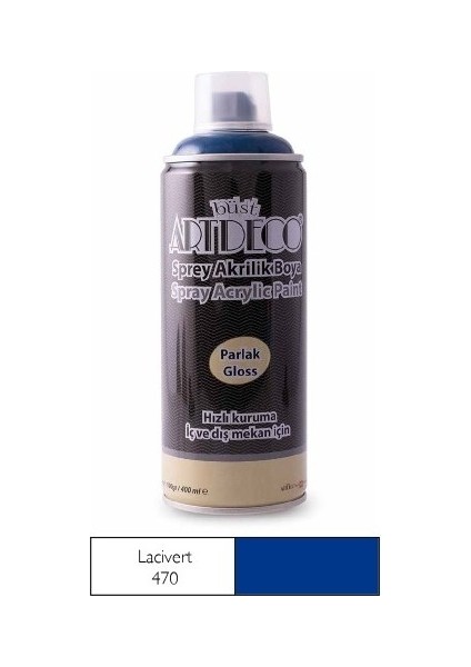 Akrilik Sprey Boya 400 Ml. Lacivert fiyatları