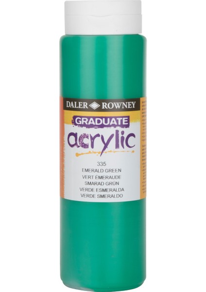 Graduate Akrilik Boya 500ML N:335 Emerald Green