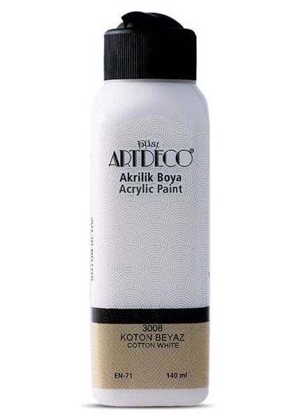 Kotton Beyaz Yeni Formül Akrilik Boya 140 ml fiyatları