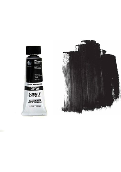 Cryla Heavy Body Artists' Akrilik Boya 75ML N:065 Payne's Gret fiyatları
