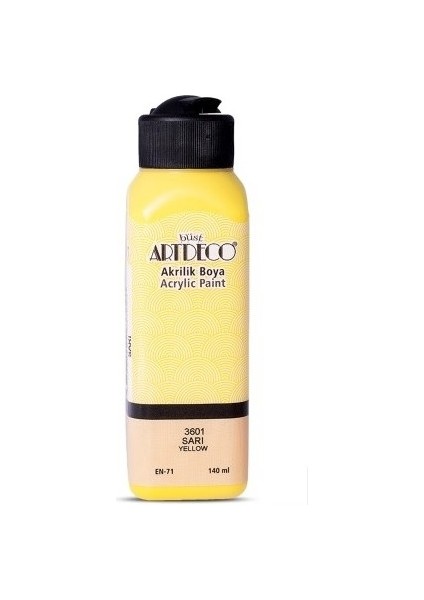 Sarı Yeni Formül Akrilik Boya 140 ml fiyatları