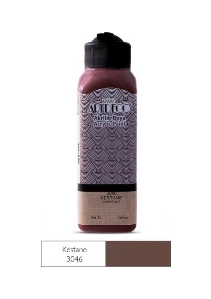 Kestane Yeni Formül Akrilik Boya 140 ml