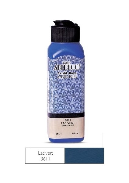 Lacivert Yeni Formül Akrilik Boya 140 ml