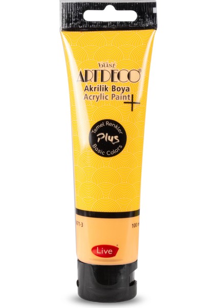 Plus Akrilik Boya 100ML Tüp Koyu Sarı 408 fiyatları