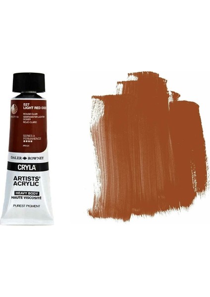 Cryla Heavy Body Artists' Akrilik Boya 75ML N:527 Light Red Oxide fiyatları
