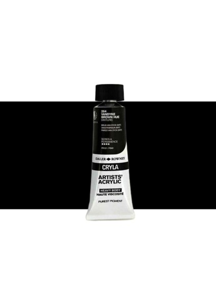 Cryla Heavy Body Artists' Akrilik Boya 75ML N:264 Vandyke Brown Hue fiyatları