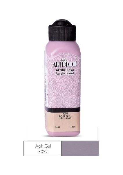 Açık Gül Yeni Formül Akrilik Boya 140 ml