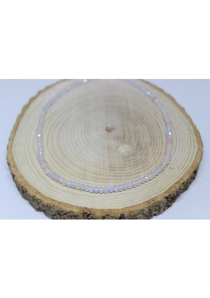 Morganit Taşı Rondela Faset Kesim 4*3mm Yarım Dizi (17CM Uzunluğundadır)