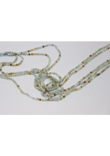 Amazonit Taşı Yarım Dizi 2mm (17CM Uzunluğundadır) fiyatları